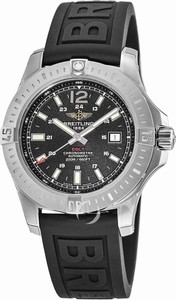 Breitling Black Automatic Self Winding Watch # A1738811/BD44-153S (Men Watch)