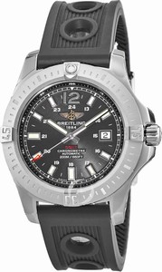 Breitling Black Automatic Self Winding Watch # A1738811/BD44-200S (Men Watch)