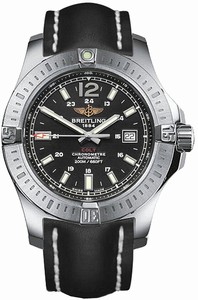 Breitling swiss-automatic Dial Colour black Watch # A1738811/BD44-435X (Men Watch)