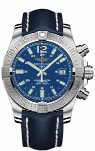 Breitling Swiss automatic Dial color Blue Watch # A1738811/C906-105X (Men Watch)
