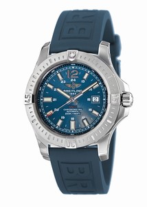 Breitling Blue Automatic Self Winding Watch # A1738811/C906-158S (Men Watch)