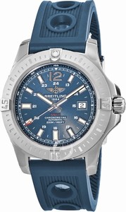 Breitling Blue Automatic Self Winding Watch # A1738811/C906-211S (Men Watch)