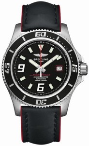 Breitling Swiss automatic Dial color black-red Watch # A1739102/BA76-228X (Men Watch)