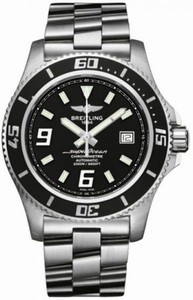 Breitling Superocean Automatic Black Dial Date Stainless Steel Watch # A1739102/BA77SS (Men Watch)