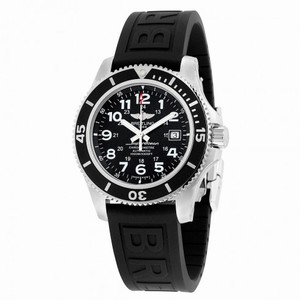 Breitling Superocean II Automatic Date Black Rubber Watch# A17392D7/BD68-153S (Men Watch)