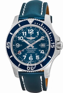 Breitling Blue Automatic Self Winding Watch # A17392D8/C910-112X (Men Watch)