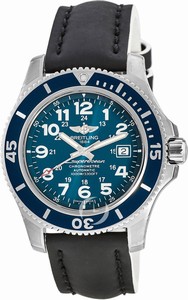 Breitling Blue Automatic Self Winding Watch # A17392D8/C910-226X (Men Watch)