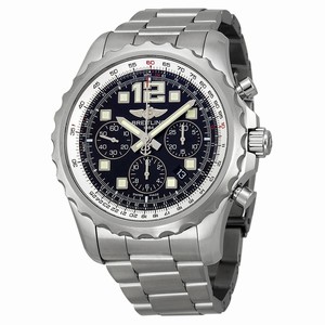 Breitling Black Automatic Watch # A2336035/BA68 (Men Watch)