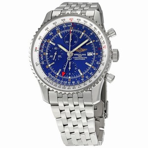 Breitling Blue Automatic Watch # A2432212/C561-SS (Men Watch)