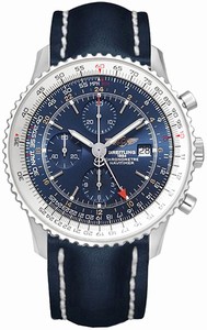 Breitling Swiss automatic Dial color Blue Watch # A2432212/C651-102X (Men Watch)