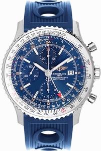 Breitling Swiss automatic Dial color Blue Watch # A2432212/C651-205S (Men Watch)