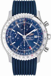 Breitling Swiss automatic Dial color Blue Watch # A2432212/C651-258S (Men Watch)