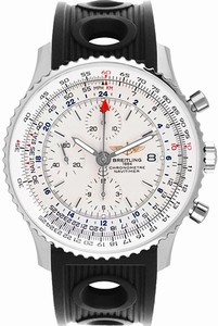 Breitling Swiss automatic Dial color Silver Watch # A2432212/G571-201S (Men Watch)
