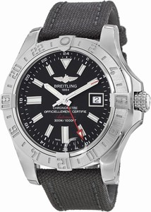 Breitling Swiss automatic Dial color Black Watch # A3239011/BC35-103W (Men Watch)