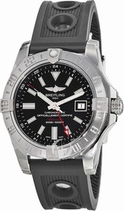 Breitling Black Automatic Self Winding Watch # A3239011/BC35-200S (Men Watch)