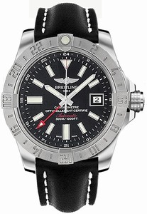 Breitling Swiss automatic Dial color Black Watch # A3239011/BC35-435X (Men Watch)