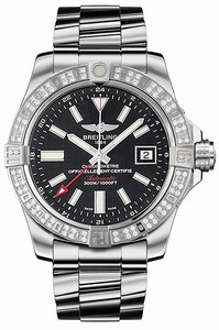 Breitling Swiss automatic Dial color Black Watch # A3239053/BC35-170A (Men Watch)