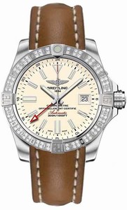 Breitling Swiss automatic Dial color Silver Watch # A3239053/G778-433X (Men Watch)