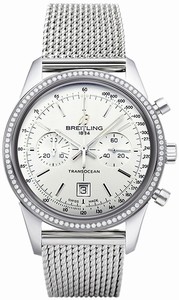 Breitling Swiss automatic Dial color White Watch # A4131053/G757-171A (Men Watch)