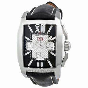 Breitling Automatic Dial color Black with silver-tone inner dial zone Watch # A4436512/B873BKLT (Men Watch)