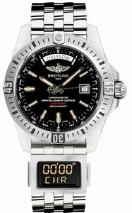 Breitling Swiss automatic Dial color Black Watch # A45320B9/BD42-373A (Men Watch)