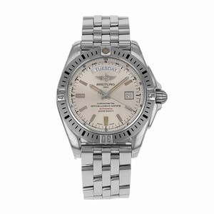 Breitling Automatic self wind Dial color Silver Watch # A45320B9/G797 (Men Watch)