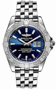 Breitling Swiss automatic Dial color Blue Watch # A49350L2/C929-366A (Men Watch)