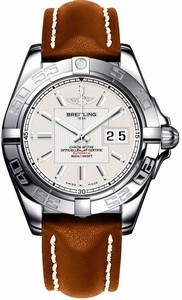 Breitling Swiss automatic Dial color Silver Watch # A49350L2/G699-432X (Men Watch)
