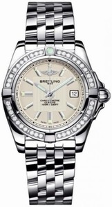 Breitling Silver Battery Operated Quartz Watch # A71356LA/G702-367A (Women Watch)