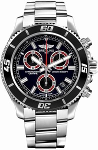 Breitling Swiss quartz Dial color Black Watch # A73310A8/BB72-160A (Men Watch)