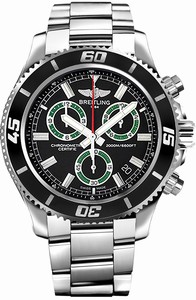 Breitling Swiss quartz Dial color Black Watch # A73310A8/BB75-160A (Men Watch)
