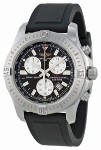 Breitling Quartz Dial color Black Watch # A7338811-BD43 (Men Watch)