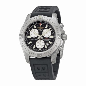 Breitling Black Quartz Watch # A7338811/BD43-153S (Men Watch)