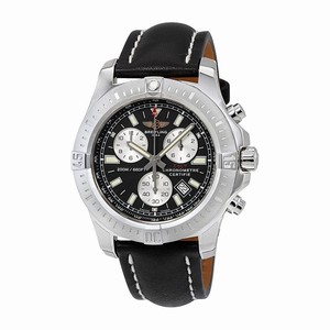 Breitling SuperQuartz Dial color Black Watch # A7338811/BD43-435X (Men Watch)