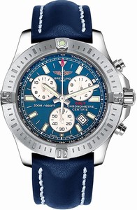 Breitling Swiss quartz Dial color Blue Watch # A7338811/C905-112X (Men Watch)
