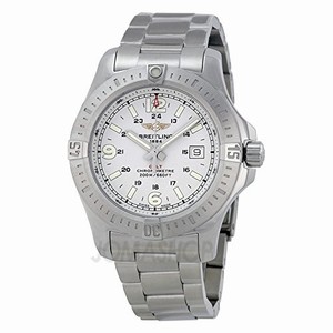 Breitling Quartz Dial color Silver Watch # A7438811/G792SS (Men Watch)