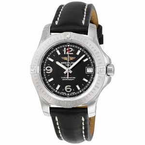 Breitling Black Quartz Watch # A7438911-BD82BKLT (Women Watch)