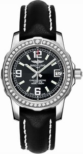 Breitling Swiss quartz Dial color Black Watch # A7738753/BB51-408X (Women Watch)