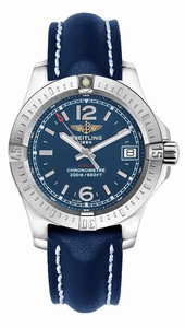 Breitling Swiss quartz Dial color Blue Watch # A7738811/C908-116X (Women Watch)