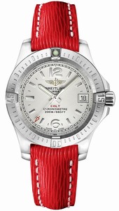 Breitling Swiss quartz Dial color Silver Watch # A7738811/G793-253X (Men Watch)