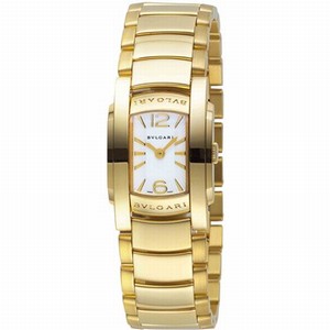 Bvlgari Quartz Analog 18ct Yellow Gold Watch# AA26WGG (Women Watch)