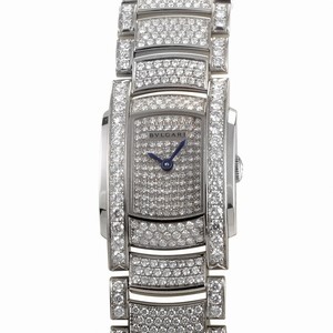 Bvlgari Quartz Diamond Pave Dial 18ct White Gold and Diamond Watch# AAW26D2GD2GD2 (Women Watch)
