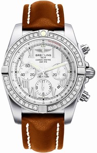 Breitling Swiss automatic Dial color White Watch # AB011053/A690-433X (Men Watch)