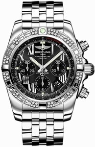 Breitling Swiss automatic Dial color Black Watch # AB0110AA/B956-375A (Men Watch)
