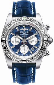 Breitling Swiss automatic Dial color Blue Watch # AB0110AA/C788-732P (Men Watch)