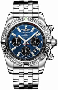 Breitling Swiss automatic Dial color Blue Watch # AB0110AA/C789-375A (Men Watch)