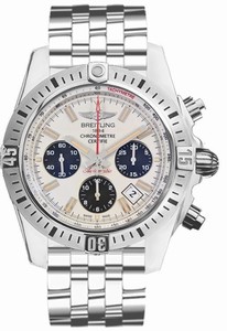 Breitling Silver Automatic Self Winding Watch # AB01154G/G786-375A (Men Watch)