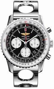 Breitling Swiss automatic Dial color Black Watch # AB012012/BB01-222A (Men Watch)