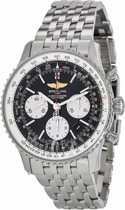 Breitling Black Automatic Self Winding Watch # AB012012/BB01-447A (Men Watch)