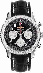 Breitling Swiss automatic Dial color Black Watch # AB012012/BB02-744P (Men Watch)